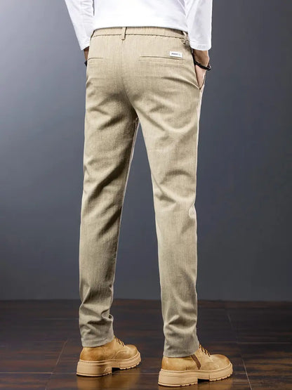 Men's Drawstring Pants with Belt Loops