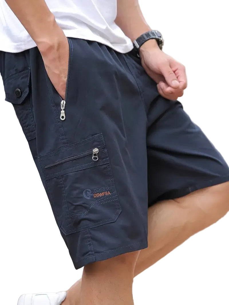 Men's Straight-Leg Multi-Pocket Shorts