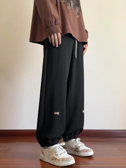 Men's Sweatpants with Embroidery
