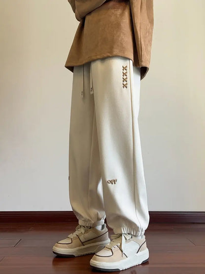 Men's Sweatpants with Embroidery