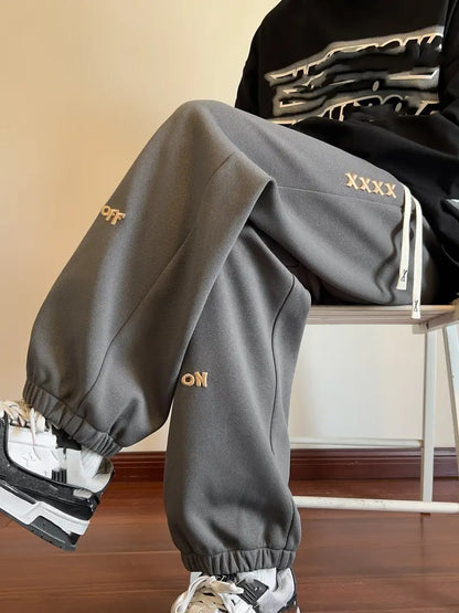 Men's Sweatpants with Embroidery