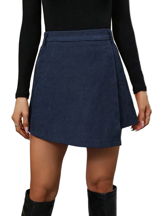 Women's High-Waisted Wrap Front Shorts