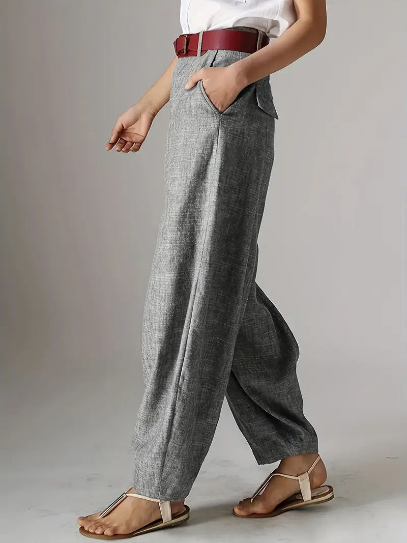 Women's Tapered Wide-Leg Pants