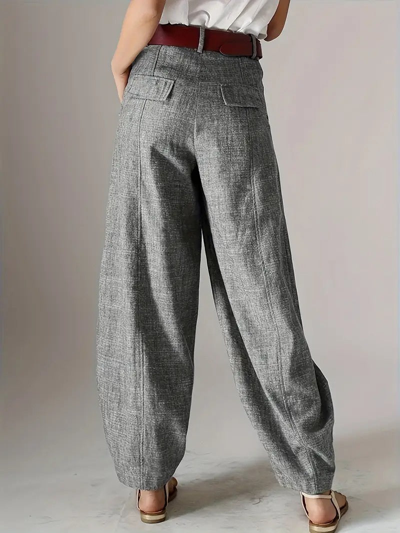 Women's Tapered Wide-Leg Pants